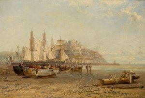 Bassa marea, Monte Orgueil, Jersey, 1881